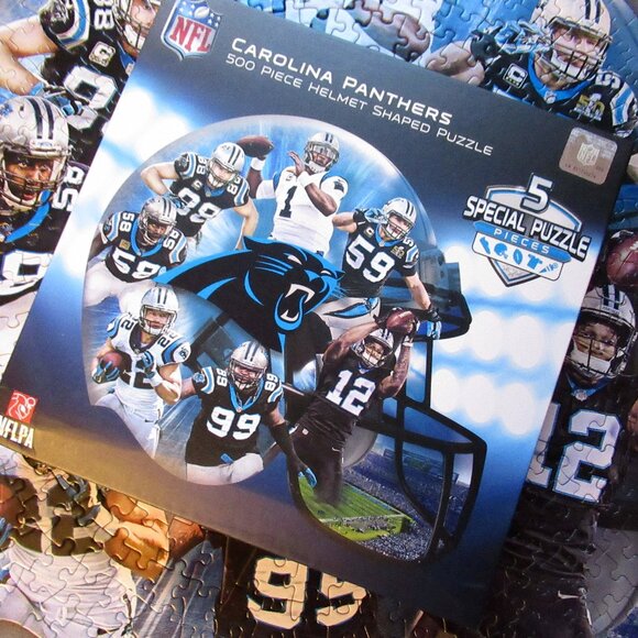 Carolina Panthers Shaped Puzzle - Picture 1 of 16